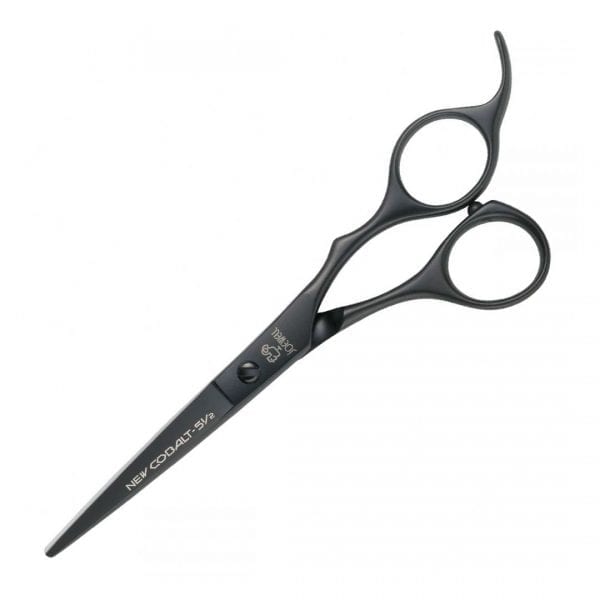 Joewell Cobalt Black Offset Hairdressing Scissors